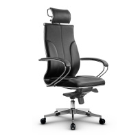 Кресло для руководителя Метта L 2c 46/K_17841_Кожа перфорированная NewLeather - Черный_Кожа перфорированная NewLeather - Черный Кресло для руководителя Метта L 2c 46/K_17841_Кожа перфорированная NewLeather - Черный_Кожа перфорированная NewLeather - Черный