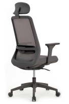 Кресло WORK W-218C Grey Серый пластик/Серая сетка 65-64-113-123