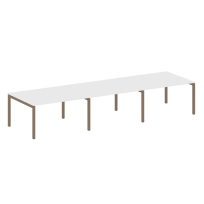 Metal System Quattro Перег. стол (3 столешницы) на П-оразном м/к 50БП.ПРГ-3.3 Акация/Антрацит металл 4200*1235*750 Metal System Quattro Перег. стол (3 столешницы) на П-оразном м/к 50БП.ПРГ-3.3 Акация/Антрацит металл 4200*1235*750