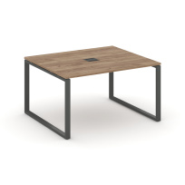 Стол для переговоров Style Project SN-6O.SPRG-033 Акация Лорка/Металл Черный 1380×1180×750