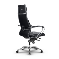 Кресло для руководителя Метта L 1c 44M/K_17838 Кожа перфорированная NewLeather – Черный Кресло для руководителя Метта L 1c 44M/K_17838 Кожа перфорированная NewLeather – Черный