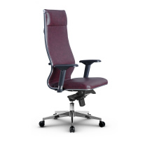Кресло для руководителя Метта L 1m 42/4D_17841_Кожа перфорированная NewLeather – Темно-коричневый Кресло для руководителя Метта L 1m 42/4D_17841_Кожа перфорированная NewLeather – Темно-коричневый