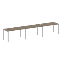 Metal System Р. ст. на 3 раб. места на П-образном м/к БП.СМ-3.3 Акация/Антрацит металл 4200*720*750 Metal System Р. ст. на 3 раб. места на П-образном м/к БП.СМ-3.3 Акация/Антрацит металл 4200*720*750