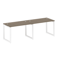 Metal System Quattro Р. ст. на 2 раб. места на О-образном м/к 50БО.СМ-2.2 Акация/Антрацит металл 2400*720*750 Metal System Quattro Р. ст. на 2 раб. места на О-образном м/к 50БО.СМ-2.2 Акация/Антрацит металл 2400*720*750