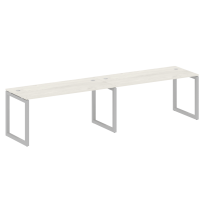 Metal System Quattro Р. ст. на 2 раб. места на О-образном м/к 50БО.СМ-2.4 Акация/Антрацит металл 3200*720*750 Metal System Quattro Р. ст. на 2 раб. места на О-образном м/к 50БО.СМ-2.4 Акация/Антрацит металл 3200*720*750