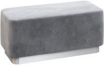 Vermont Пуфик PV-4 Latte Lux 412/Серебро 1000*450*425 Vermont Пуфик PV-4 Latte Lux 412/Серебро 1000*450*425