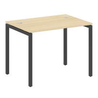 Metal System Quattro Стол офисный на П-образном м/к 40БП.СП-1 Вяз/Мокко металл 1000×720×750 Metal System Quattro Стол офисный на П-образном м/к 40БП.СП-1 Вяз/Мокко металл 1000×720×750