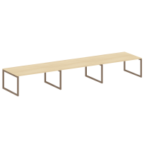 Metal System Quattro Перег. стол (3 столешницы) на О-оразном м/к 50БО.ПРГ-3.5 Акация/Антрацит металл 5400*1235*750 Metal System Quattro Перег. стол (3 столешницы) на О-оразном м/к 50БО.ПРГ-3.5 Акация/Антрацит металл 5400*1235*750
