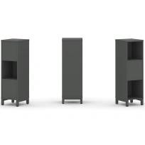 Стеллаж-перегородка двухсторонний средний трёхъярусный Style Project SN.NSD-311 Тиквуд Светлый/Металл Белый 387×400×1248 Стеллаж-перегородка двухсторонний средний трёхъярусный Style Project SN.NSD-311 Тиквуд Светлый/Металл Белый 387×400×1248