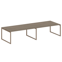 Metal System Quattro Перег. стол (2 столешницы) на О-образном м/к 40БО.ПРГ-2.5 Акация/Антрацит металл 3600*1235*750 Metal System Quattro Перег. стол (2 столешницы) на О-образном м/к 40БО.ПРГ-2.5 Акация/Антрацит металл 3600*1235*750