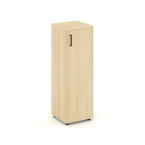 Шкаф для документов средний узкий правый с глухой дверью Style Project SN.STU.E-204(R) / Акация Лорка – Белый – Черные ручки / 400×400×1203 Шкаф для документов средний узкий правый с глухой дверью Style Project SN.STU.E-204(R) / Акация Лорка – Белый – Черные ручки / 400×400×1203