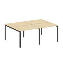 Metal System Quattro Р. ст. на 4 раб. места на П-образном м/к 40БП.СМ-4.1 Акация/Антрацит металл 2000*1475*750 Metal System Quattro Р. ст. на 4 раб. места на П-образном м/к 40БП.СМ-4.1 Акация/Антрацит металл 2000*1475*750