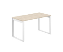 Стол офисный с вырезом Allegro / 1600×700×750 / Профиль О-образный: 70×20 / Металлокаркас: Белый / Столешница: Белый / AG.106.WH.V.72.WH Стол офисный с вырезом Allegro / 1600×700×750 / Профиль О-образный: 70×20 / Металлокаркас: Белый / Столешница: Белый / AG.106.WH.V.72.WH