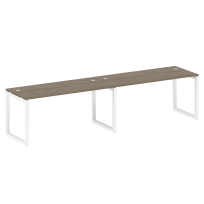 Metal System Quattro Р. ст. на 2 раб. места на О-образном м/к 50БО.СМ-2.4 Акация/Антрацит металл 3200*720*750 Metal System Quattro Р. ст. на 2 раб. места на О-образном м/к 50БО.СМ-2.4 Акация/Антрацит металл 3200*720*750