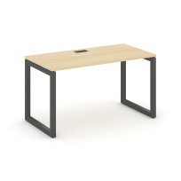 Стол офисный Style Project SN-5O.SP-004 / Дуб Табак – Металл Антрацит / 1580×600×750