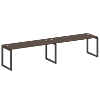 Metal System Quattro Р. ст. на 2 раб. места на О-образном м/к 50БО.СМ-2.5 Акация/Антрацит металл 3600*720*750 Metal System Quattro Р. ст. на 2 раб. места на О-образном м/к 50БО.СМ-2.5 Акация/Антрацит металл 3600*720*750
