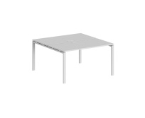 Стол-бенч двойной Sigma / 1400×1638×750 / Металл: 60×30 Белый; Столешница: Дуб темный /SG.248.OD.63.WH Стол-бенч двойной Sigma / 1400×1638×750 / Металл: 60×30 Белый; Столешница: Дуб темный /SG.248.OD.63.WH