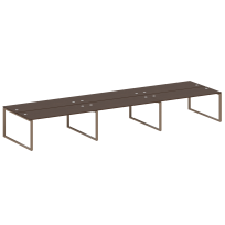 Metal System Р. ст. на 6 раб. места на О-образном м/к БО.СМ-6.5 Акация/Антрацит металл 5400*1475*750 Metal System Р. ст. на 6 раб. места на О-образном м/к БО.СМ-6.5 Акация/Антрацит металл 5400*1475*750