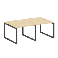 Metal System Quattro Перег. стол (2 столешницы) на О-образном м/к 50БО.ПРГ-2.1 Акация/Антрацит металл 2000*1235*750 Metal System Quattro Перег. стол (2 столешницы) на О-образном м/к 50БО.ПРГ-2.1 Акация/Антрацит металл 2000*1235*750