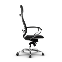 Кресло для руководителя Метта L 1c 44B/K_17838 Кожа перфорированная NewLeather – Черный Кресло для руководителя Метта L 1c 44B/K_17838 Кожа перфорированная NewLeather – Черный