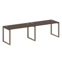 Metal System Р. ст. на 2 раб. места на О-образном м/к БО.СМ-2.3 Акация/Антрацит металл 2800*720*750 Metal System Р. ст. на 2 раб. места на О-образном м/к БО.СМ-2.3 Акация/Антрацит металл 2800*720*750