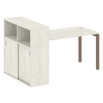 Metal System Quattro Стол офисный с шкафом-купе на П-образном м/к 50БП.РС-СШК-3.3 Т Вяз/Мокко металл 1810×1120×1098 Metal System Quattro Стол офисный с шкафом-купе на П-образном м/к 50БП.РС-СШК-3.3 Т Вяз/Мокко металл 1810×1120×1098