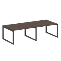 Metal System Quattro Перег. стол (2 столешницы) на О-образном м/к 50БО.ПРГ-2.3 Акация/Антрацит металл 2800*1235*750 Metal System Quattro Перег. стол (2 столешницы) на О-образном м/к 50БО.ПРГ-2.3 Акация/Антрацит металл 2800*1235*750