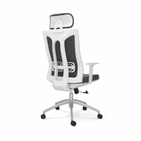 Кресло для руководителя ТЕСЛА / Тесла серый TESLA White Grey