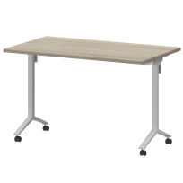 Стол мобильный складной Моби МБ25-120.70 Таксония/Белый Стол мобильный складной Моби МБ25-120.70 Таксония/Белый