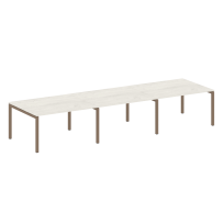 Metal System Quattro Перег. стол (3 столешницы) на П-оразном м/к 50БП.ПРГ-3.3 Акация/Антрацит металл 4200*1235*750 Metal System Quattro Перег. стол (3 столешницы) на П-оразном м/к 50БП.ПРГ-3.3 Акация/Антрацит металл 4200*1235*750