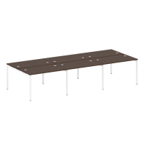 Metal System Quattro Р. ст. на 6 раб. места на П-образном м/к 40БП.СМ-6.2 Акация/Антрацит металл 3600*1475*750 Metal System Quattro Р. ст. на 6 раб. места на П-образном м/к 40БП.СМ-6.2 Акация/Антрацит металл 3600*1475*750