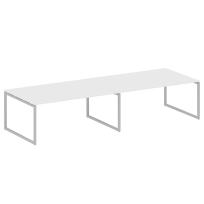 Metal System Quattro Перег. стол (2 столешницы) на О-образном м/к 40БО.ПРГ-2.5 Акация/Антрацит металл 3600*1235*750 Metal System Quattro Перег. стол (2 столешницы) на О-образном м/к 40БО.ПРГ-2.5 Акация/Антрацит металл 3600*1235*750