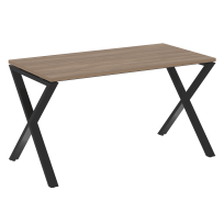 Loft Стол рабочий VR.L-SRX-3.7 Тиквуд тёмный/Чёрный металл 1380×720×750