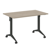 X-Pull Стол складной мобильный X.M-2.7 Тиквуд тёмный/Белый металл 1180×720×753 X-Pull Стол складной мобильный X.M-2.7 Тиквуд тёмный/Белый металл 1180×720×753
