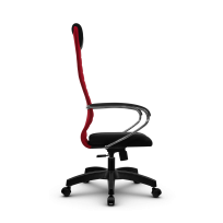 Кресло для руководителя Metta SU-BK-10 (SU-BK131-10) PL / Красный – Красный