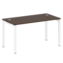 Metal System Quattro Стол офисный на П-образном м/к 50БП.СП-3 Вяз/Мокко металл 1400×720×750 Metal System Quattro Стол офисный на П-образном м/к 50БП.СП-3 Вяз/Мокко металл 1400×720×750