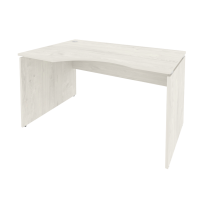 Style Стол криволинейный левый Л.СА-2 (L) Белый 1380×900×750