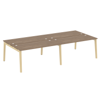 Onix Wood Рабочая станция OW.D.RS-4.4.7 Белый бриллиант/Дуб светлый/Белый металл 3160*1475*750 Onix Wood Рабочая станция OW.D.RS-4.4.7 Белый бриллиант/Дуб светлый/Белый металл 3160*1475*750