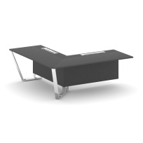 Завершающий угловой модуль левый Steel Meet MD-PR.B.SPZOU-20(L) / Тиквуд Светлый – Нержавеющая Сталь – Хром / 2000×2000×750 Завершающий угловой модуль левый Steel Meet MD-PR.B.SPZOU-20(L) / Тиквуд Светлый – Нержавеющая Сталь – Хром / 2000×2000×750