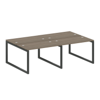 Metal System Quattro Р. ст. на 4 раб. места на О-образном м/к 50БО.СМ-4.2 Акация/Антрацит металл 2400*1475*750 Metal System Quattro Р. ст. на 4 раб. места на О-образном м/к 50БО.СМ-4.2 Акация/Антрацит металл 2400*1475*750