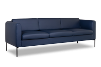 Диван офисный трехместный Savoy Euroforma / Экокожа Euroline 980 / Серо-синяя / 2185×800×720 Диван офисный трехместный Savoy Euroforma / Экокожа Euroline 980 / Серо-синяя / 2185×800×720