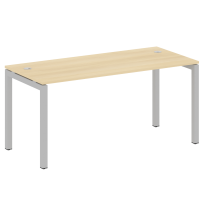 Metal System Quattro Стол офисный на П-образном м/к 50БП.СП-4 Вяз/Мокко металл 1600×720×750 Metal System Quattro Стол офисный на П-образном м/к 50БП.СП-4 Вяз/Мокко металл 1600×720×750