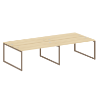 Metal System Quattro Р. ст. на 4 раб. места на О-образном м/к 40БО.СМ-4.4 Акация/Антрацит металл 3200*1475*750 Metal System Quattro Р. ст. на 4 раб. места на О-образном м/к 40БО.СМ-4.4 Акация/Антрацит металл 3200*1475*750