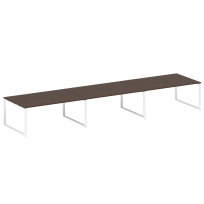 Metal System Перег. стол (3 столешницы) на О-оразном м/к БО.ПРГ-3.5 Акация/Антрацит металл 5400*1235*750 Metal System Перег. стол (3 столешницы) на О-оразном м/к БО.ПРГ-3.5 Акация/Антрацит металл 5400*1235*750