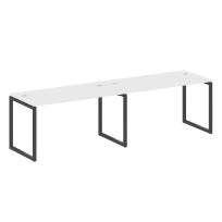 Metal System Quattro Р. ст. на 2 раб. места на О-образном м/к 40БО.СМ-2.3 Акация/Антрацит металл 2800*720*750 Metal System Quattro Р. ст. на 2 раб. места на О-образном м/к 40БО.СМ-2.3 Акация/Антрацит металл 2800*720*750