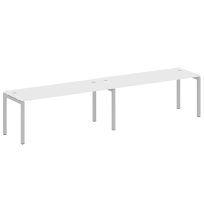Metal System Quattro Р. ст. на 2 раб. места на П-образном м/к 50БП.СМ-2.5 Акация/Антрацит металл 3600*720*750 Metal System Quattro Р. ст. на 2 раб. места на П-образном м/к 50БП.СМ-2.5 Акация/Антрацит металл 3600*720*750
