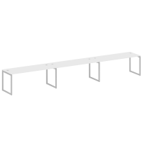 Metal System Quattro Р. ст. на 3 раб. места на О-образном м/к 40БО.СМ-3.5 Акация/Антрацит металл 5400*720*750 Metal System Quattro Р. ст. на 3 раб. места на О-образном м/к 40БО.СМ-3.5 Акация/Антрацит металл 5400*720*750