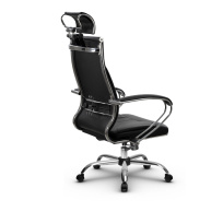 Кресло для руководителя Метта L 2c 46/K_17833_Кожа перфорированная NewLeather - Черный_Кожа перфорированная NewLeather - Черный Кресло для руководителя Метта L 2c 46/K_17833_Кожа перфорированная NewLeather - Черный_Кожа перфорированная NewLeather - Черный