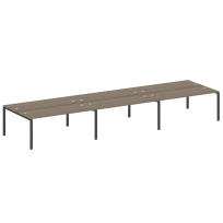 Metal System Р. ст. на 6 раб. места на П-образном м/к БП.СМ-6.5 Акация/Антрацит металл 5400*1475*750 Metal System Р. ст. на 6 раб. места на П-образном м/к БП.СМ-6.5 Акация/Антрацит металл 5400*1475*750