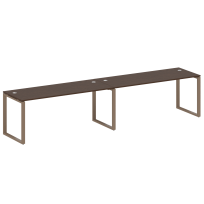 Metal System Р. ст. на 2 раб. места на О-образном м/к БО.СМ-2.5 Акация/Антрацит металл 3600*720*750 Metal System Р. ст. на 2 раб. места на О-образном м/к БО.СМ-2.5 Акация/Антрацит металл 3600*720*750